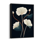 Midnight Ginkgo Bloom - Botanical Wall Art