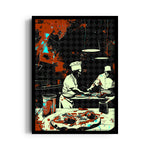 Midnight Kitchen Masters - Food & Bar Wall Art - Pillow Fights
