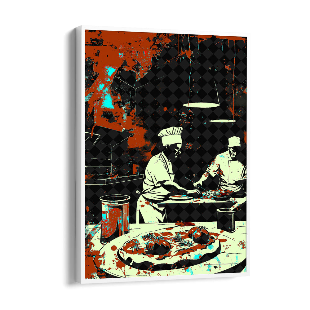 Midnight Kitchen Masters - Food & Bar Wall Art - Pillow Fights