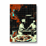 Midnight Kitchen Masters - Food & Bar Wall Art - Pillow Fights