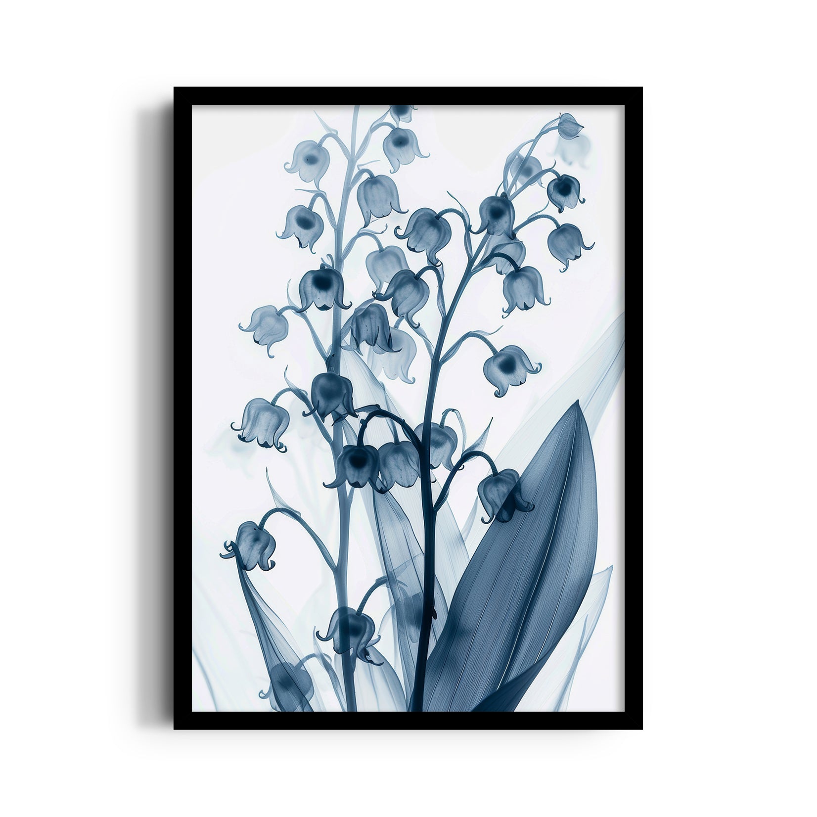 Midnight Lily of the Valley - Botanical Wall Art