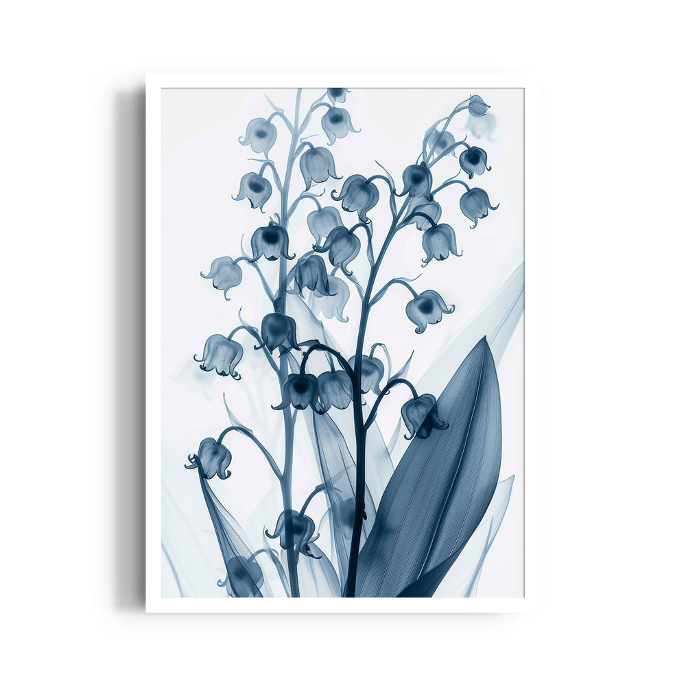 Midnight Lily of the Valley - Botanical Wall Art - Pillow Fights