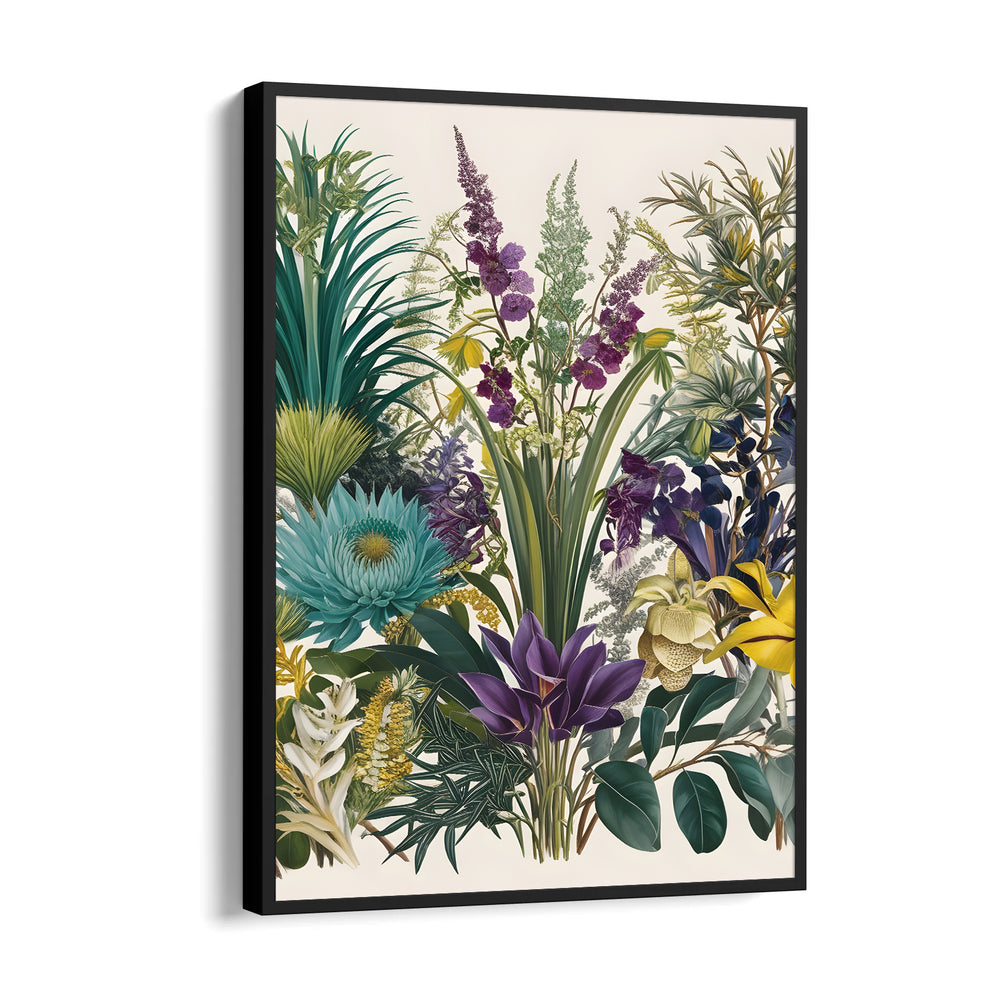 Midnight Oasis Bouquet - Botanical Wall Art