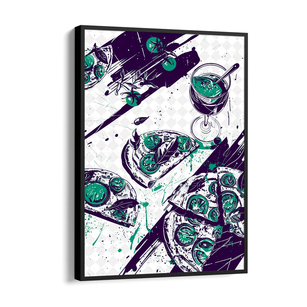 Midnight Pizza & Cocktail - Food & Bar Wall Art