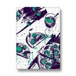Midnight Pizza & Cocktail - Food & Bar Wall Art