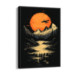 Midnight Summit Flight - Travel Wall Art