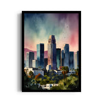 Modern Downtown Skyline ??? Artistic Cityscape Wall Art - Pillow Fights