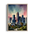 Modern Downtown Skyline ??? Artistic Cityscape Wall Art - Pillow Fights