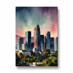 Modern Downtown Skyline ??? Artistic Cityscape Wall Art - Pillow Fights