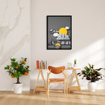 Modern Metro City Layers - City Wall Art