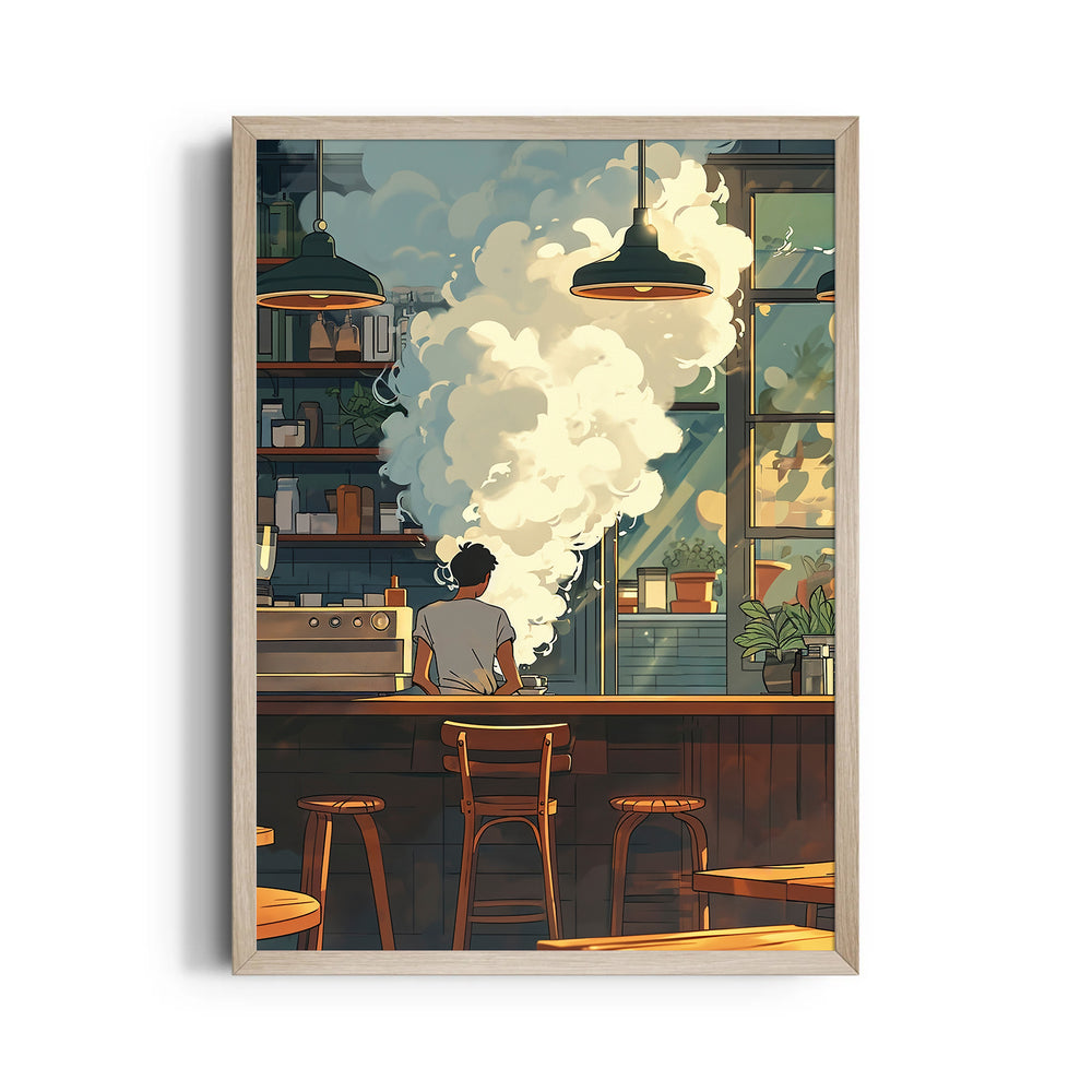 Morning Brew Atmosphere – Coffee Bar Wall Art