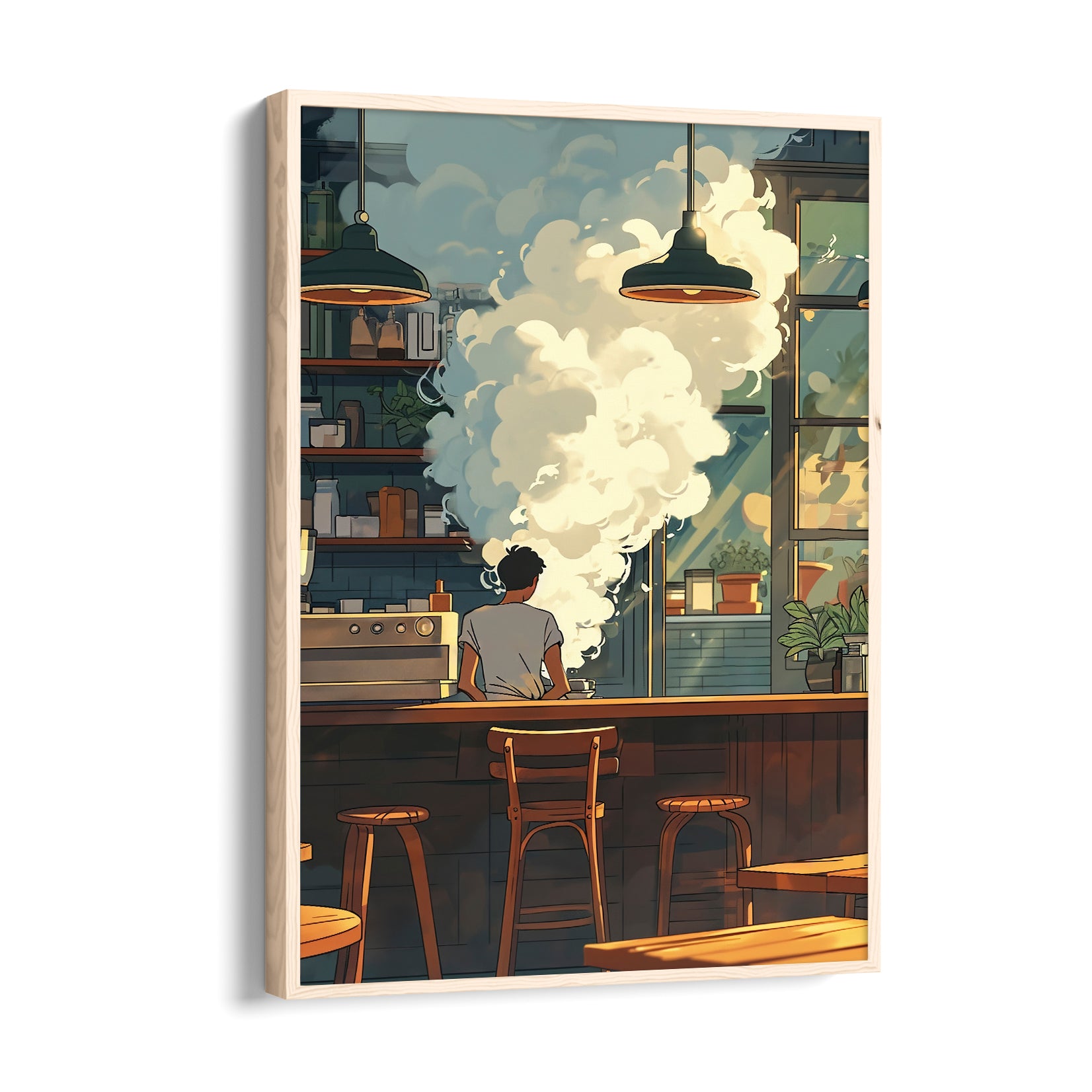 Morning Brew Atmosphere ??? Coffee Bar Wall Art