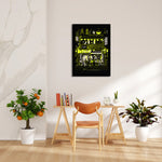Neon Asian Street Caf - Food & Bar Wall Art - Pillow Fights