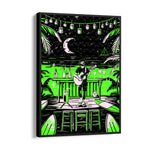 Neon Beach Bar Vibes - Food & Bar Wall Art