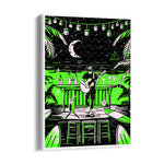 Neon Beach Bar Vibes - Food & Bar Wall Art