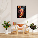 Neon Citrus Cocktail - Food & Bar Wall Art - Pillow Fights