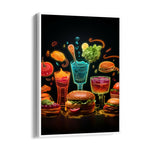 Neon Street Bites – Modern Food & Bar Wall Art