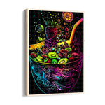 Neon Tropical Fruit Bowl - Food & Bar Wall Art