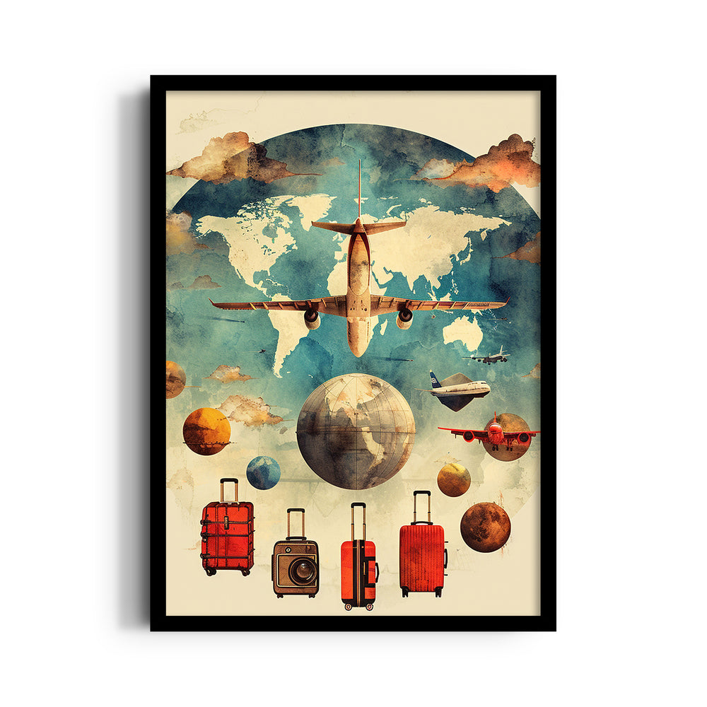 Orbit of Endless Journeys - Travel Wall Art