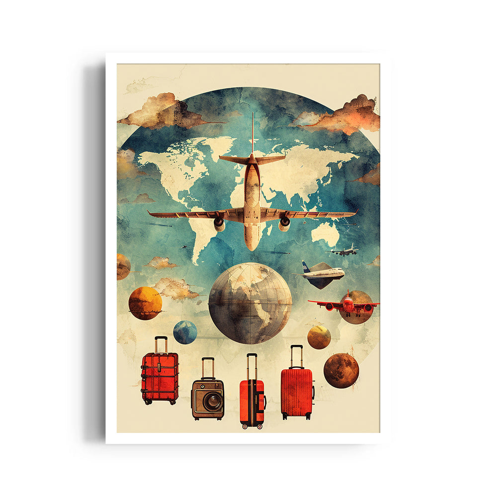 Orbit of Endless Journeys - Travel Wall Art