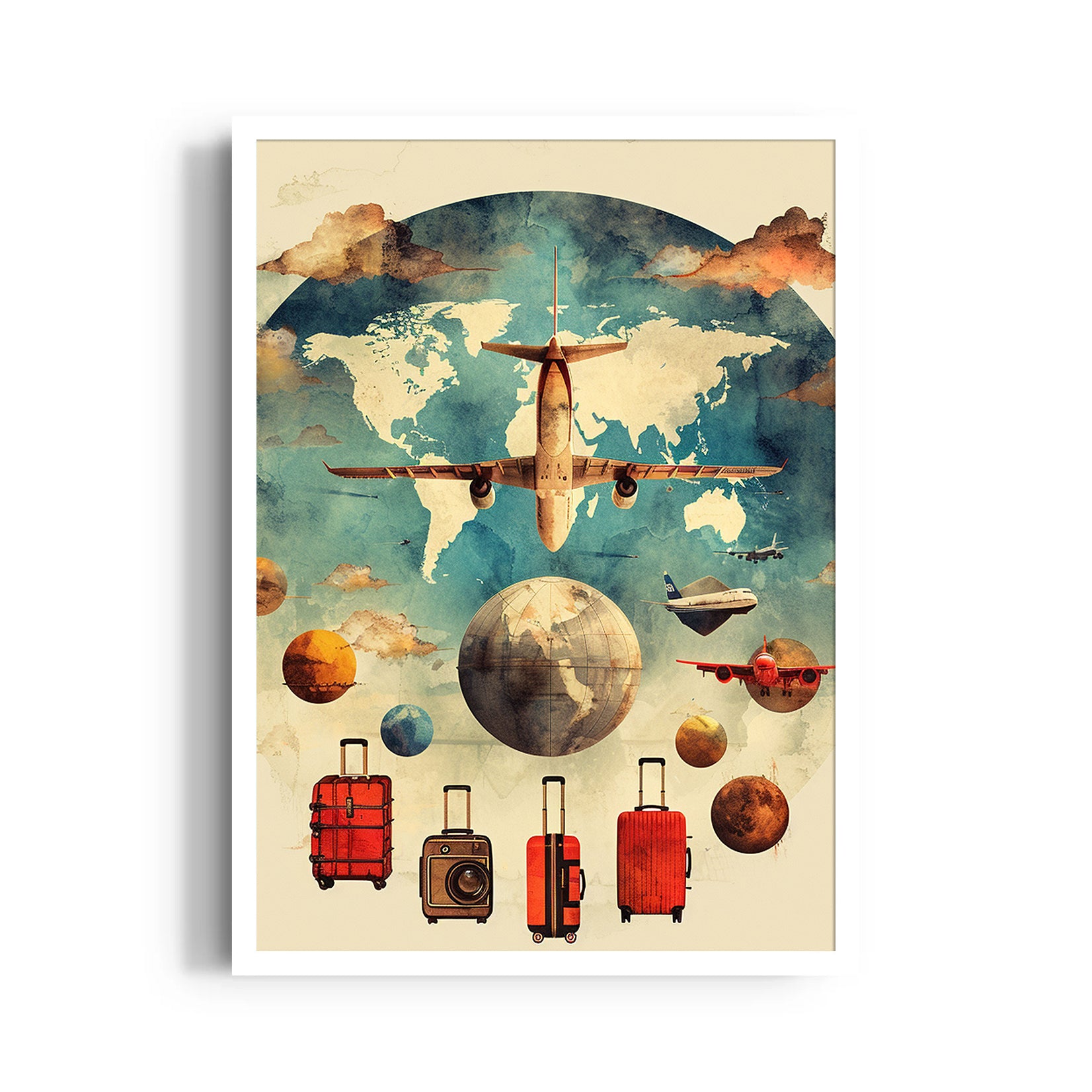 Orbit of Endless Journeys - Travel Wall Art