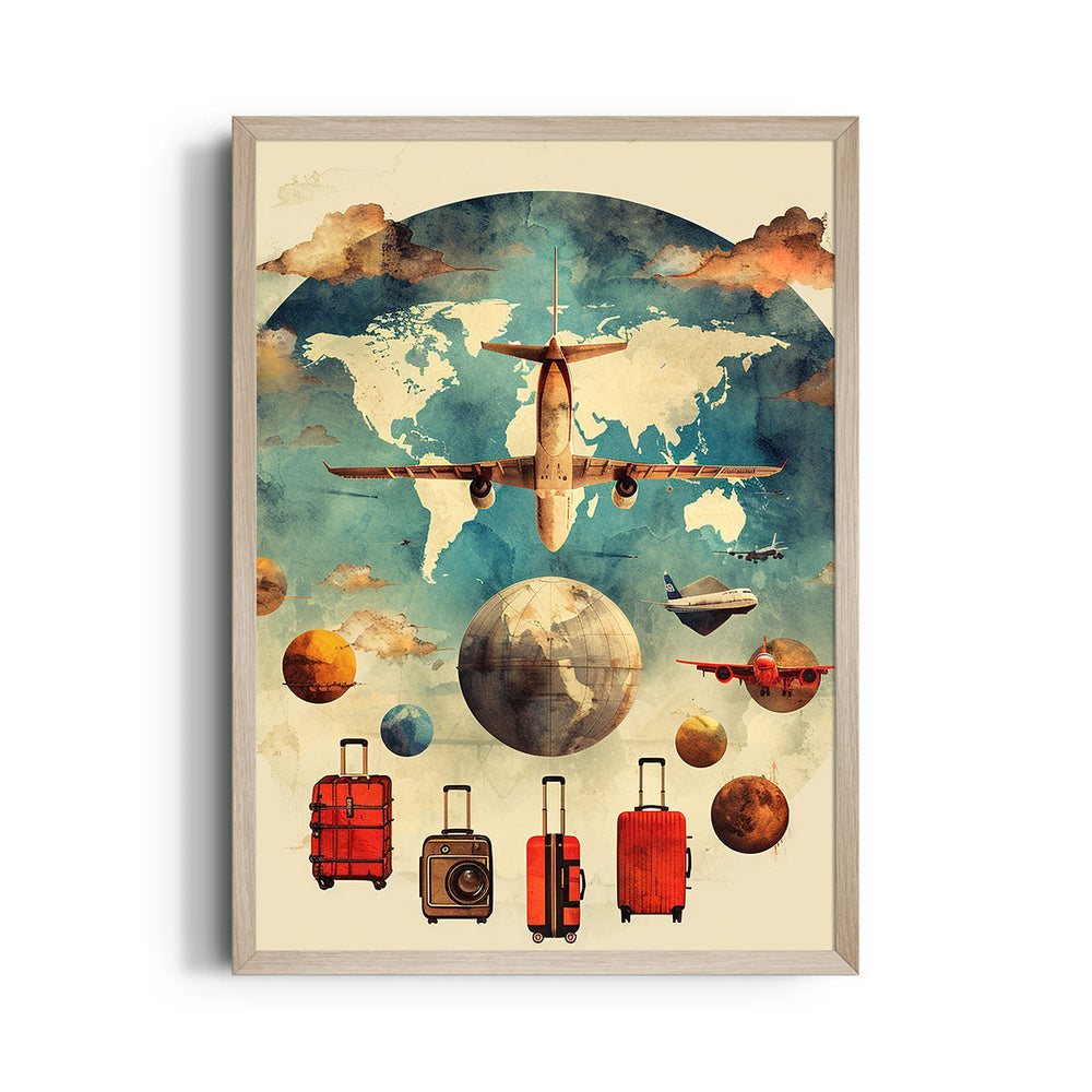 Orbit of Endless Journeys - Travel Wall Art