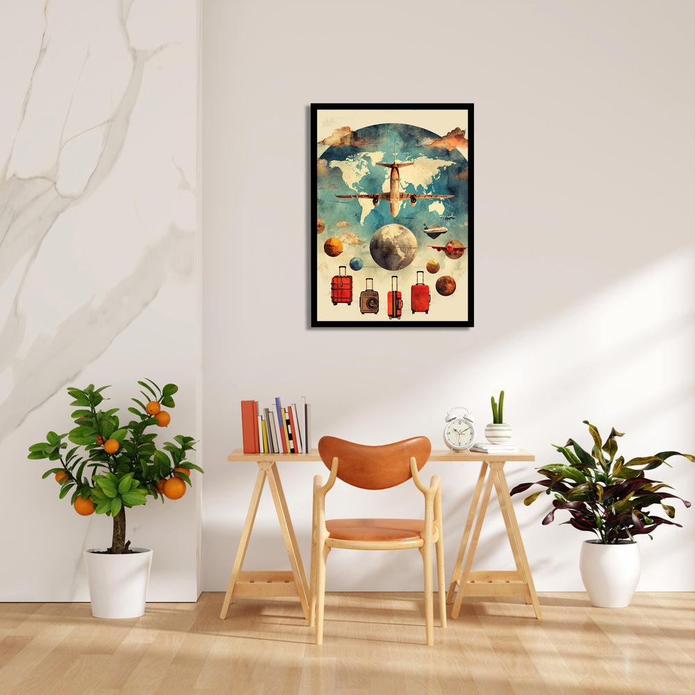 Orbit of Endless Journeys - Travel Wall Art