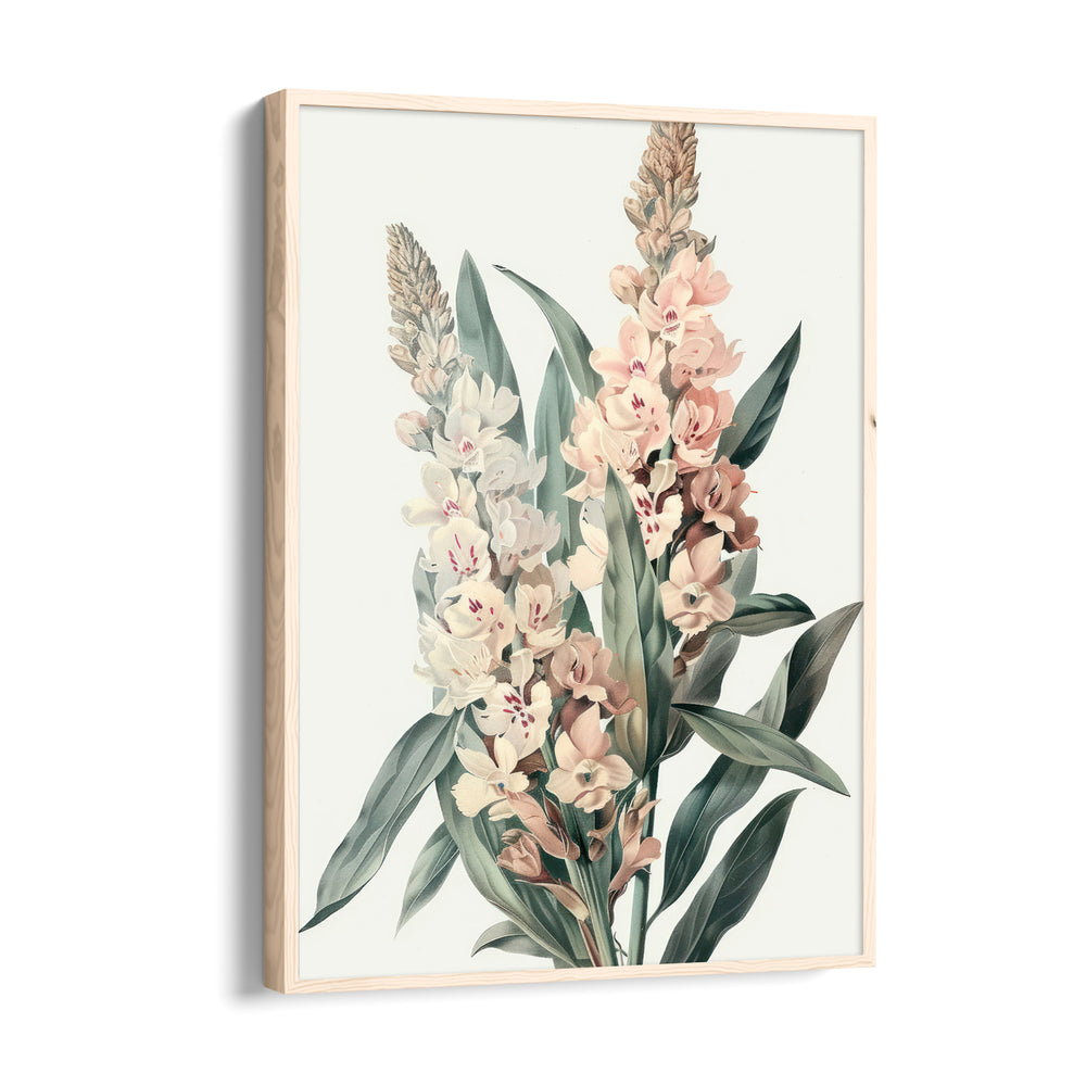 Orchid Meadow Elegance - Botanical Wall Art