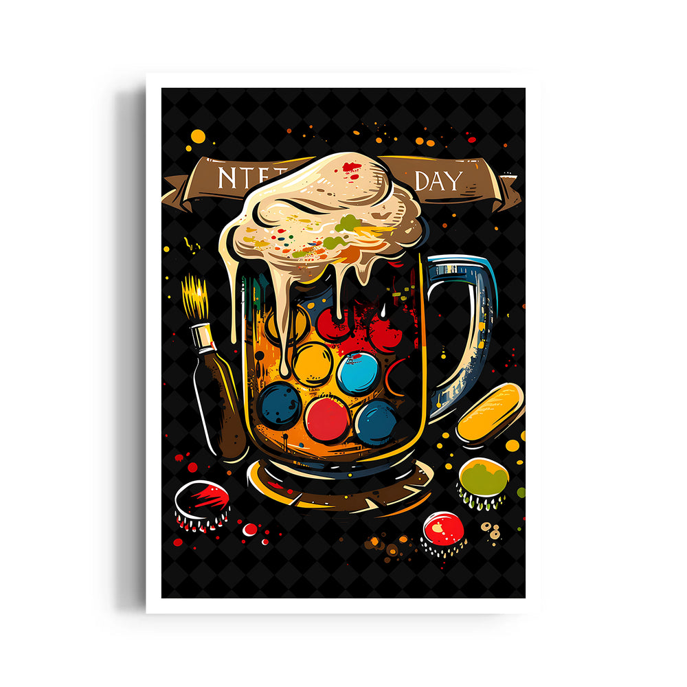 Paint & Pint Celebration - Food & Bar Wall Art