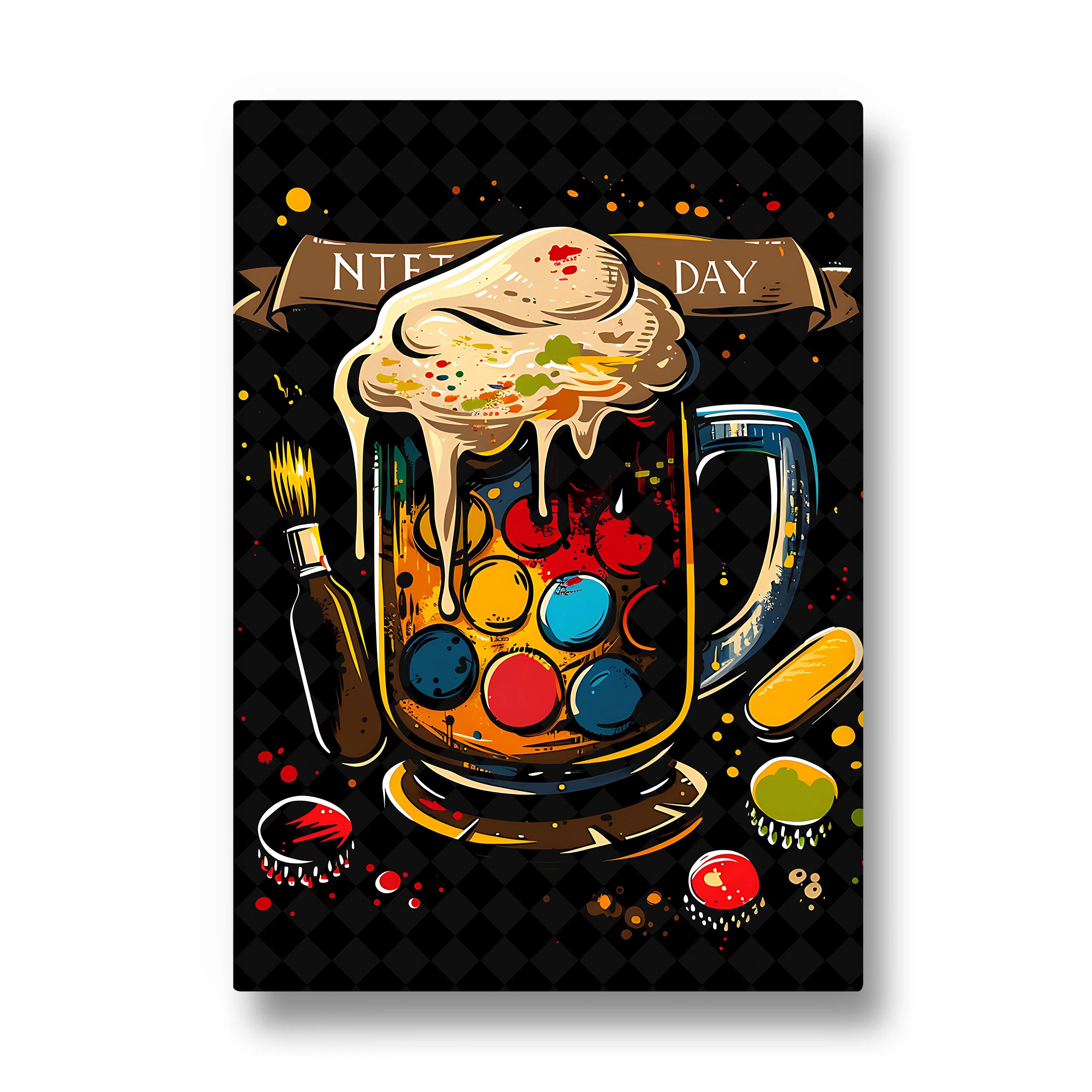 Paint & Pint Celebration - Food & Bar Wall Art