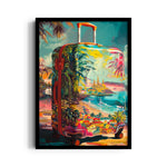 Paradise Journey Suitcase - Travel Wall Art