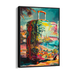 Paradise Journey Suitcase - Travel Wall Art