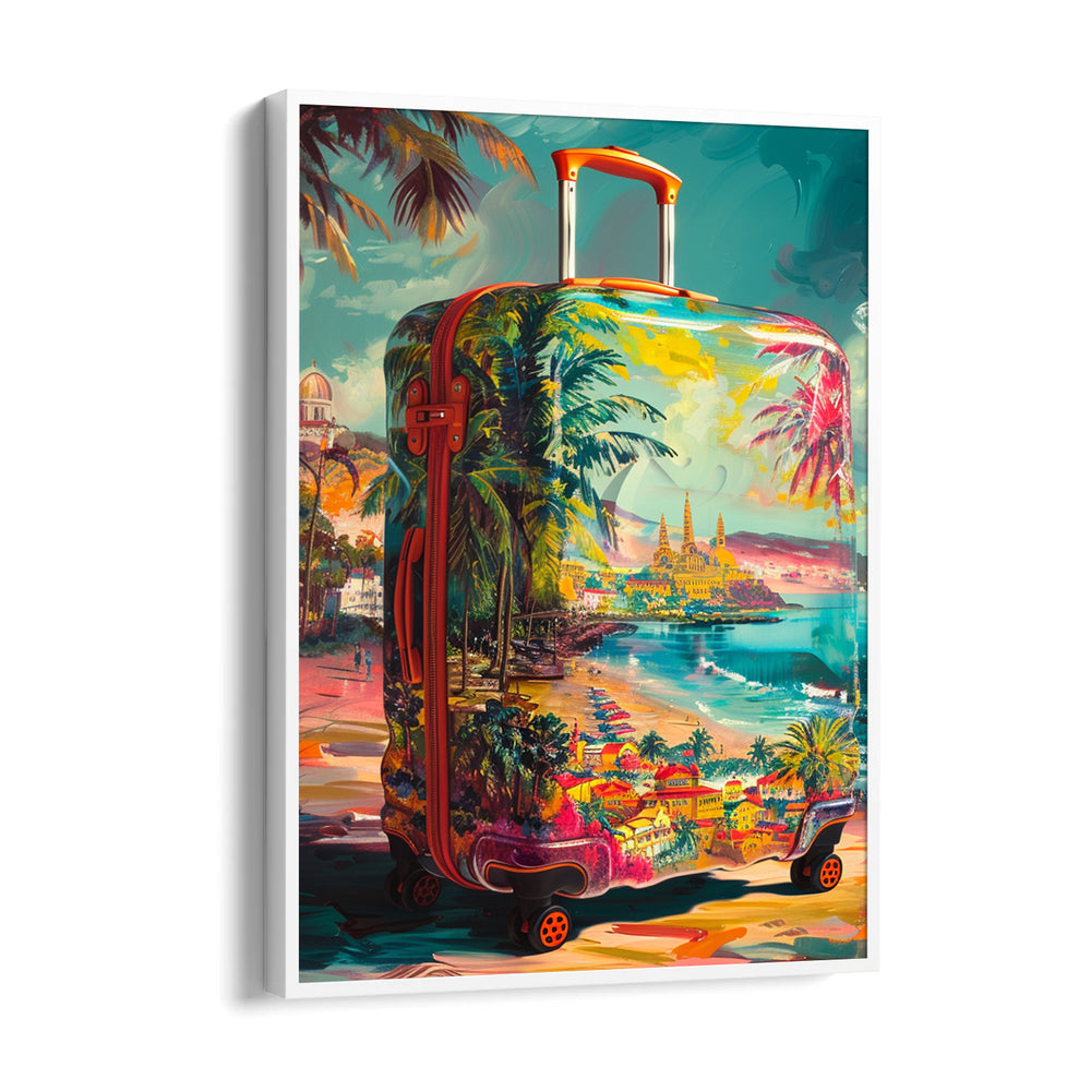 Paradise Journey Suitcase - Travel Wall Art
