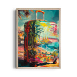 Paradise Journey Suitcase - Travel Wall Art