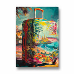 Paradise Journey Suitcase - Travel Wall Art