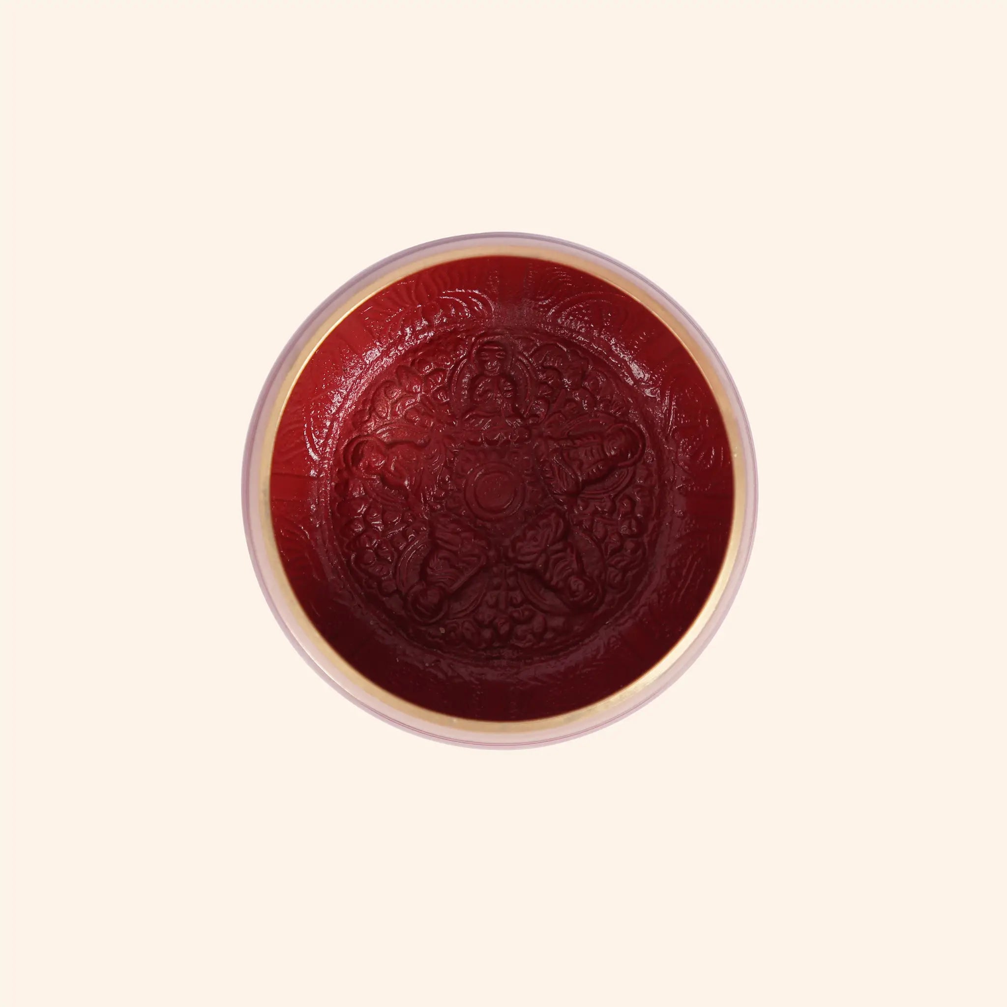 Red Tibetan Singing Bowl Set with Mallet | For Meditation, Healing & Stress Relief