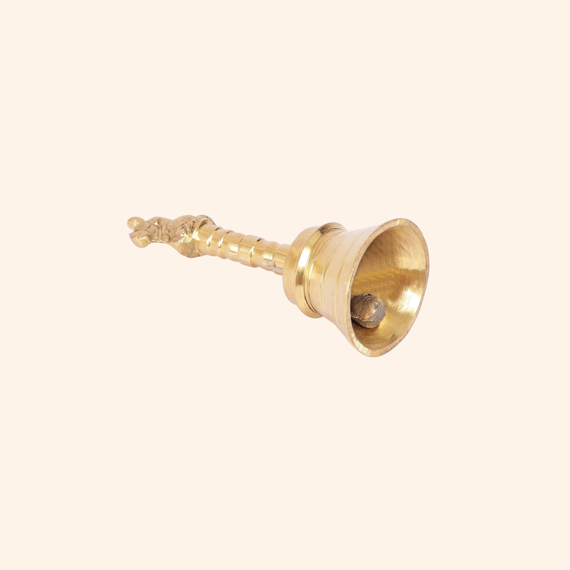 Traditional Brass Nandi Puja Bell (Ghanti) | Available in 3 Sizes