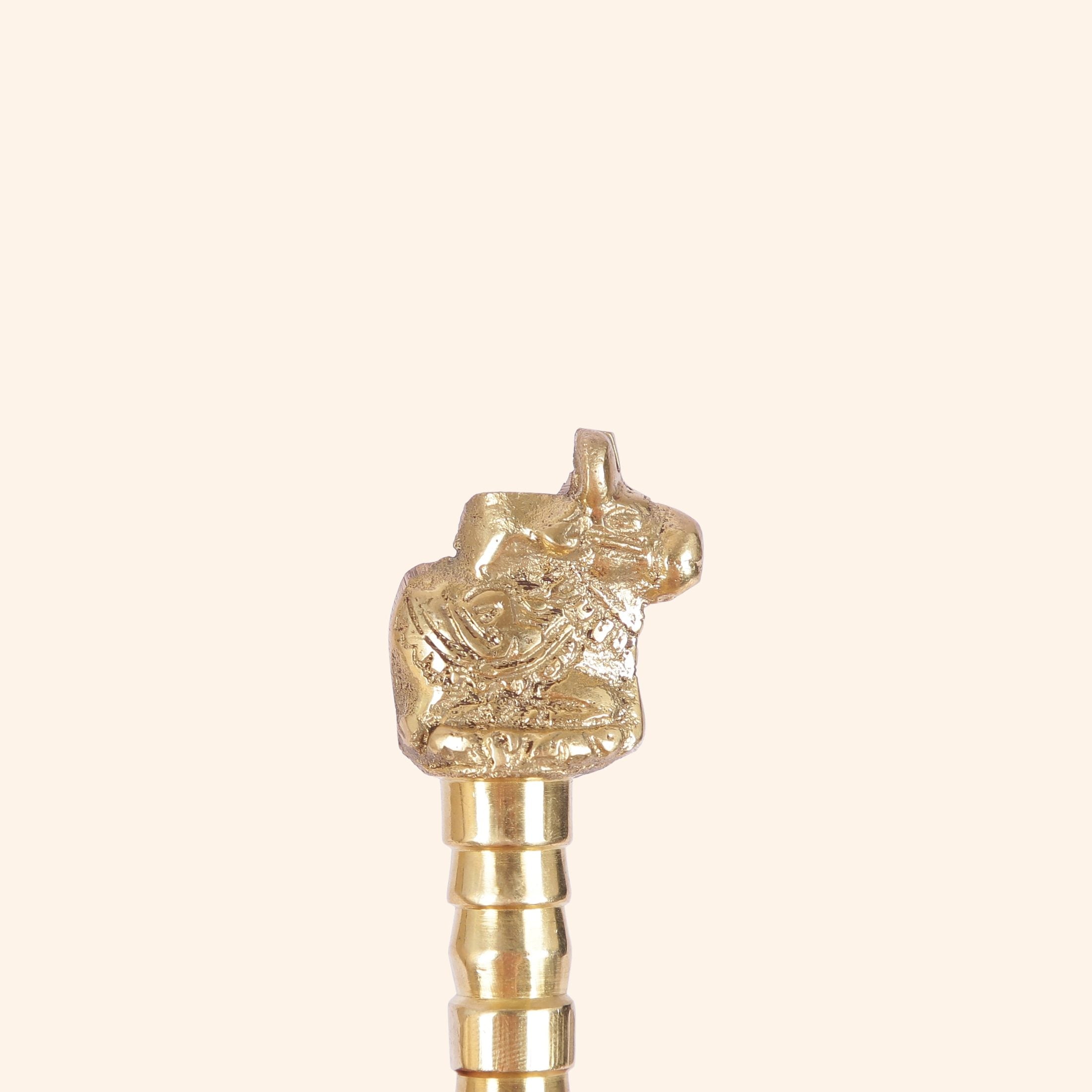 Traditional Brass Nandi Puja Bell (Ghanti) | Available in 3 Sizes