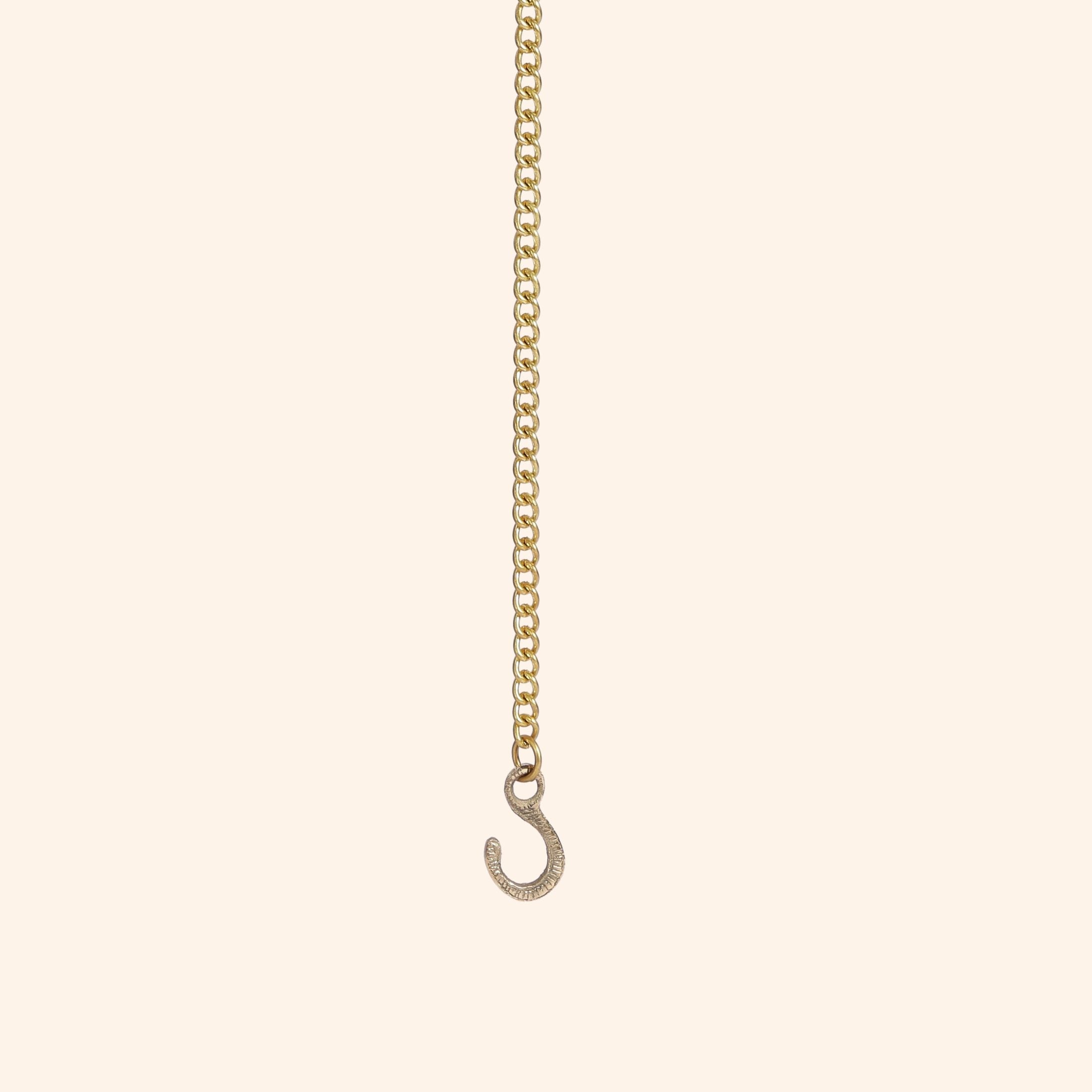 Traditional Brass Hanging Diya with Bells ("Munga Deep Chain")