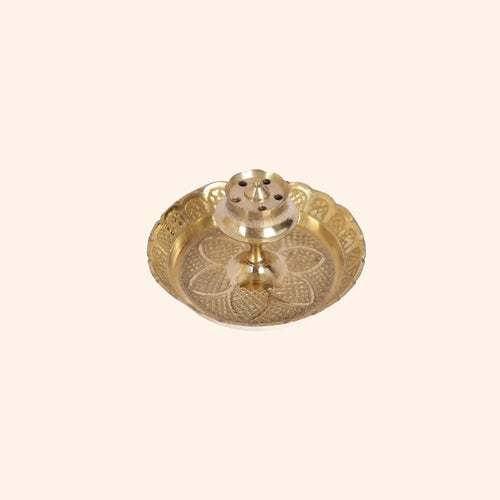 Brass Agarbatti Stand ("Sampat") | For Puja, Aarti & Home Fragrance - Pillow Fights