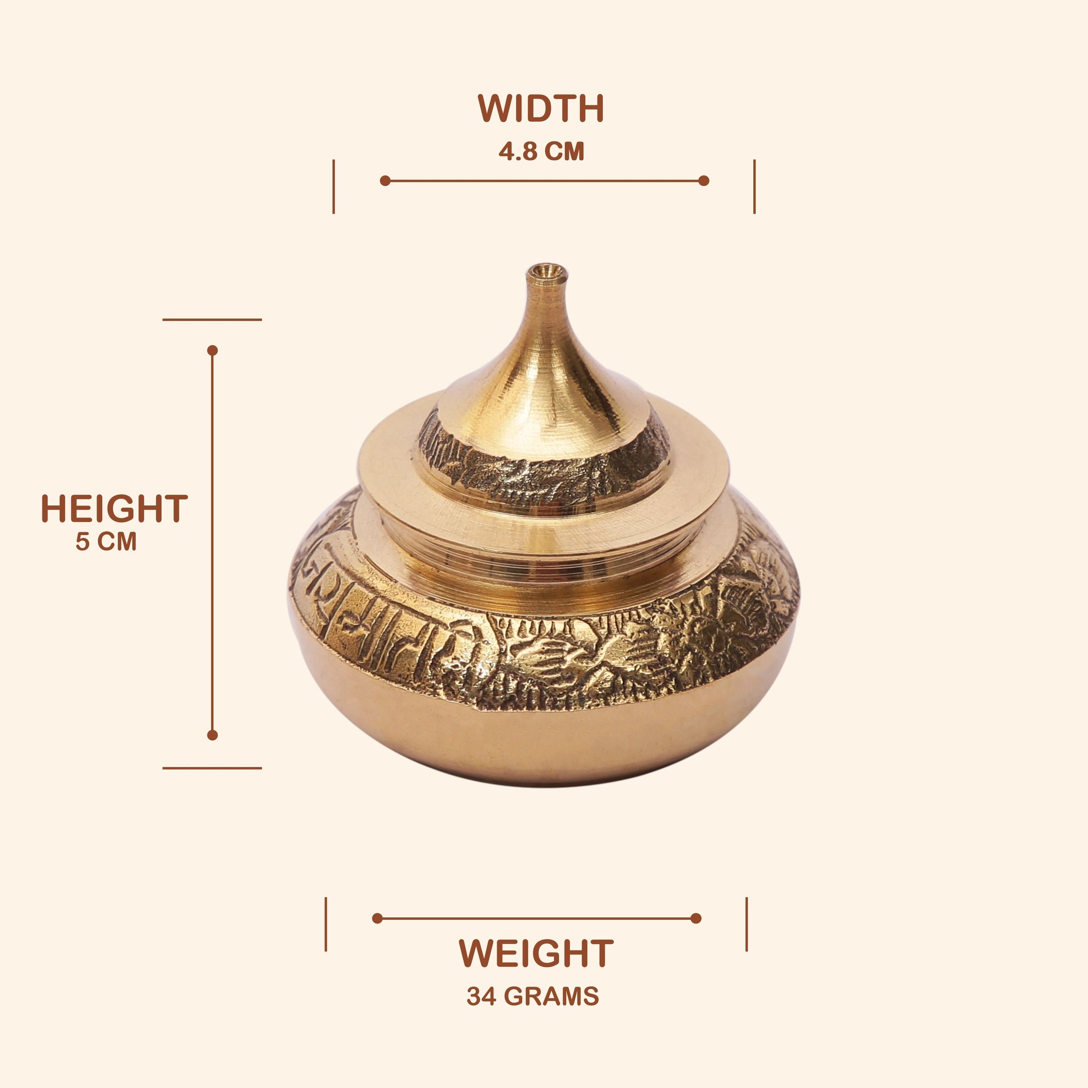Matki-Style Sindoor Dibbi | For Puja & Shringar