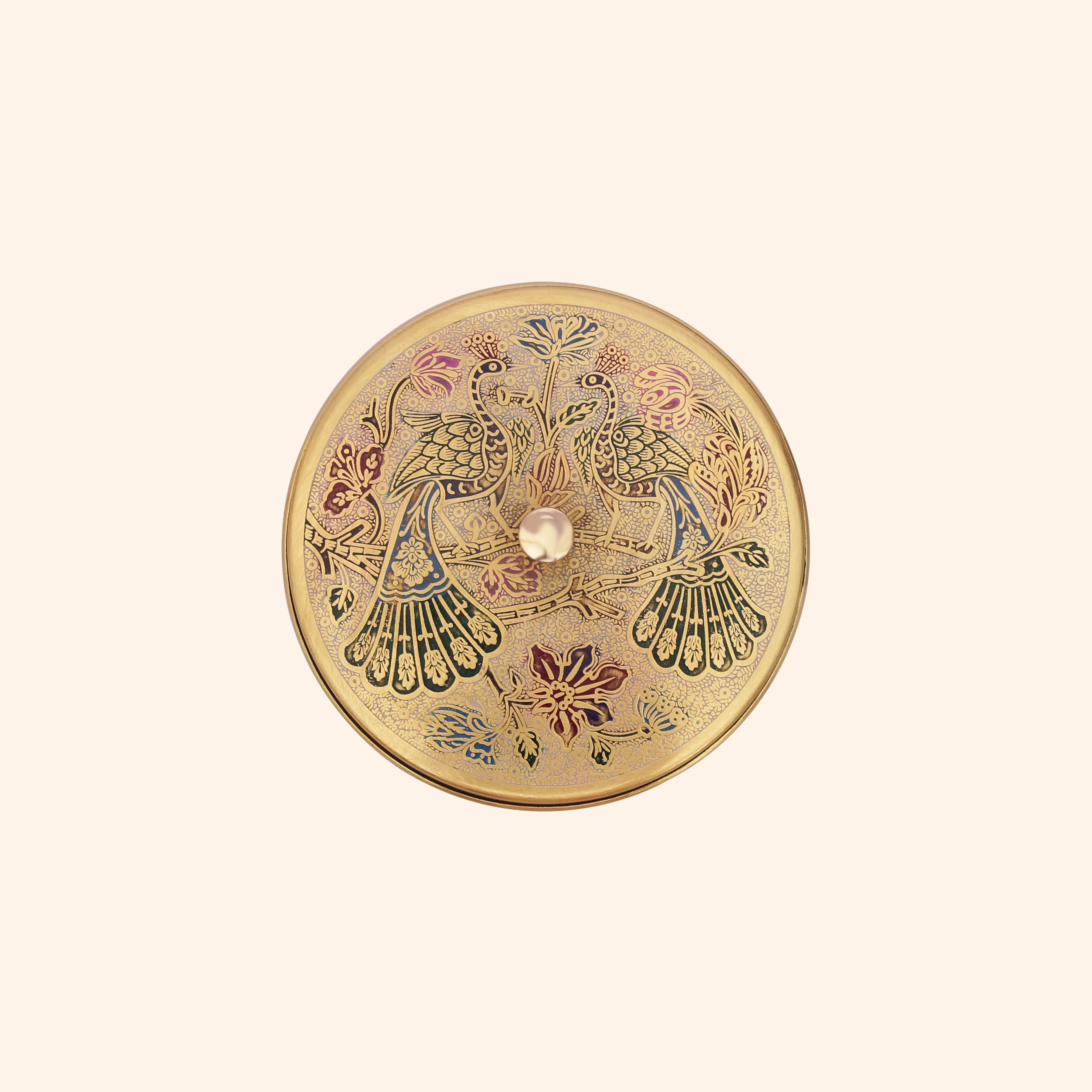 Exquisite Brass Peacock (Mor) Masala