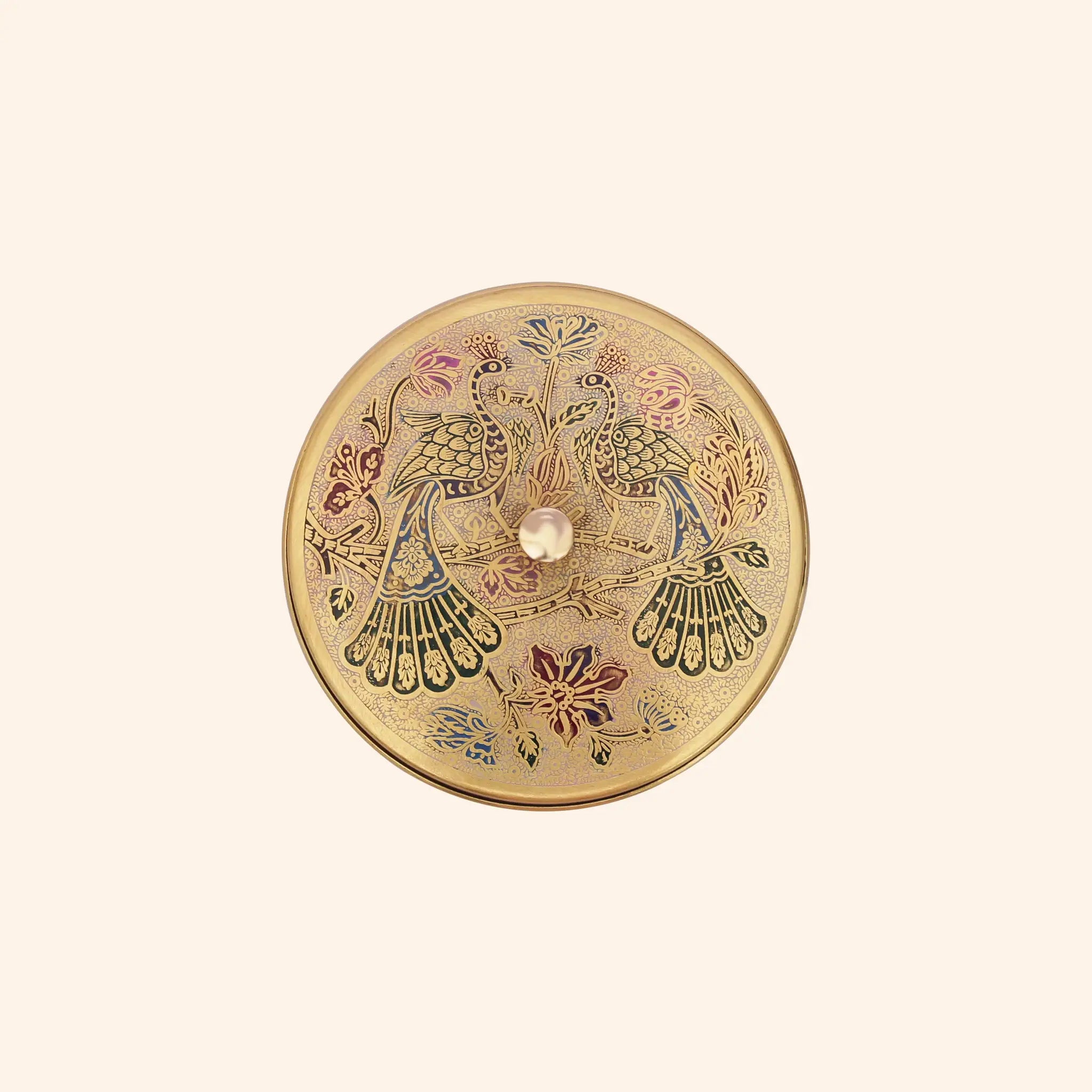 Exquisite Brass Peacock (Mor) Masala