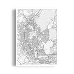 Radial City Connect - street map wall art