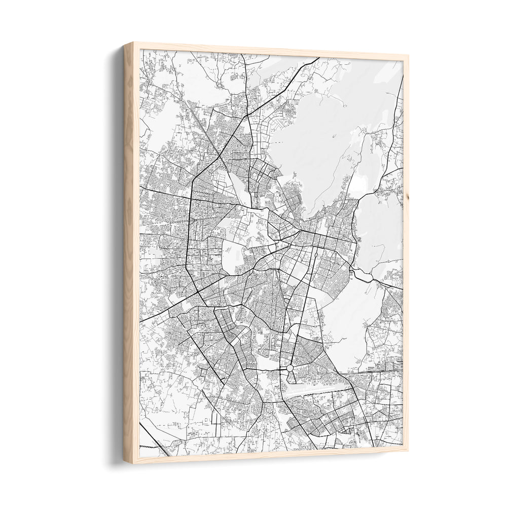 Radial City Connect - street map wall art