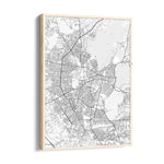 Radial City Connect - street map wall art