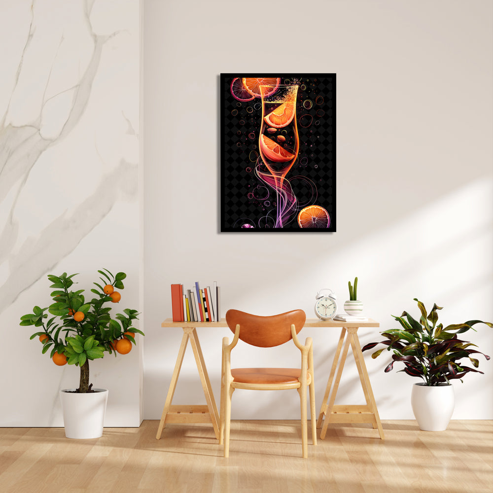 Radiant Citrus Spritz - Food & Bar Wall Art