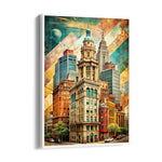 Retro Skyline Heritage - City Wall Art