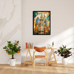 Retro Skyline Heritage - City Wall Art