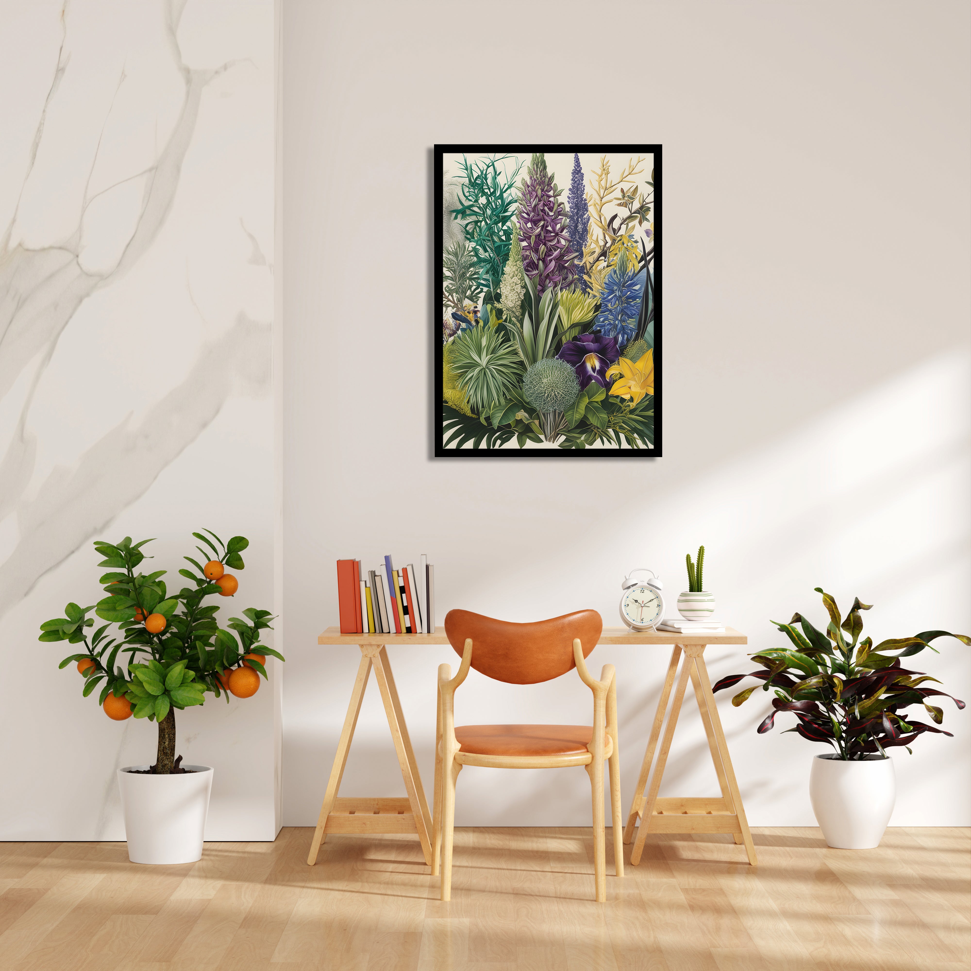 Royal Wildwood Meadow - Botanical Wall Art